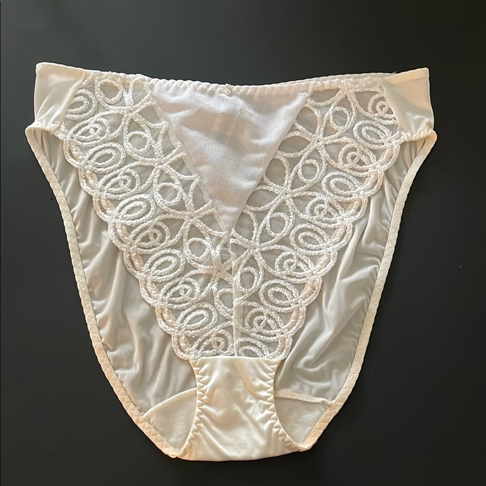 Lejaby lace silky panty made in France
